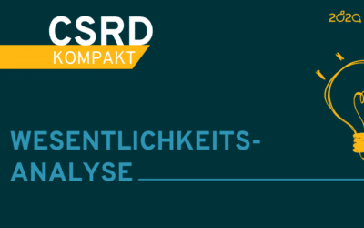 CSRD kompakt #3: Wesentlichkeitsanalyse